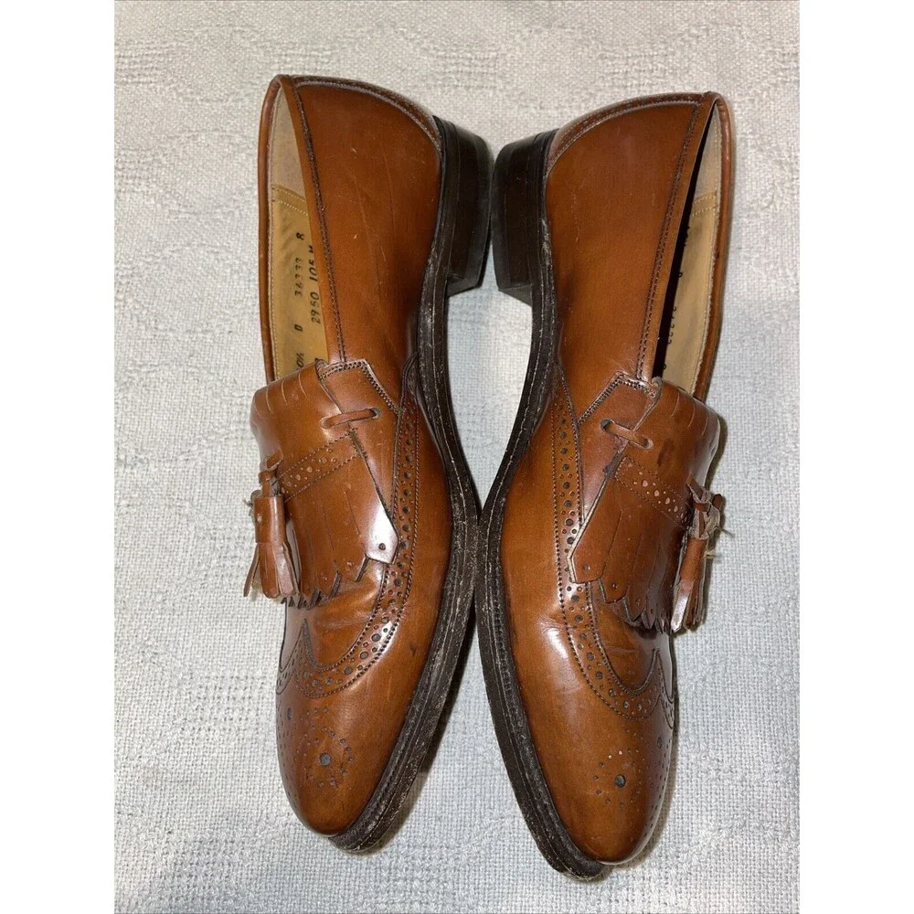 Johnston & Murphy Optima Men’s Dress Shoes Size 10.5 D Brown Leather Business
